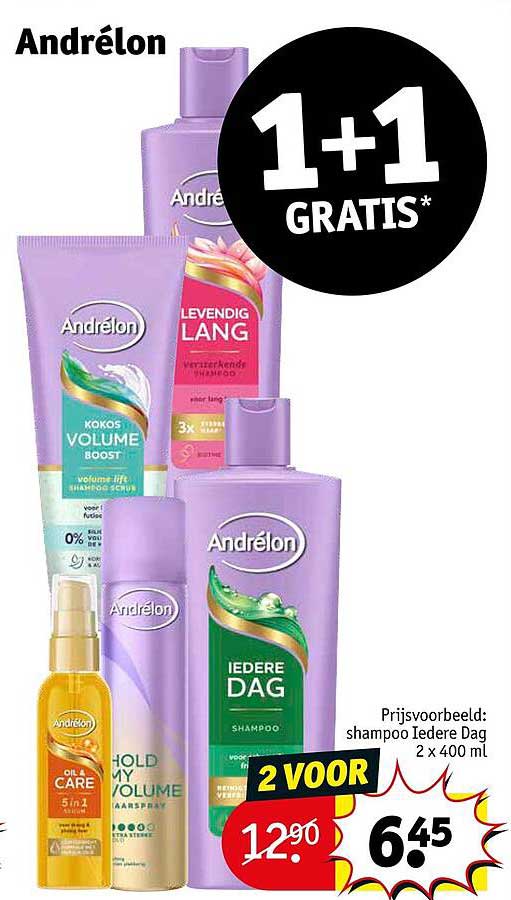 Andrélon 1+1 GRATIS*