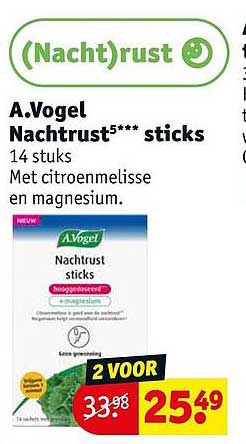 A.Vogel Nachtrust**** sticks 2 voor