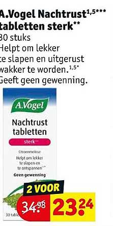 A.Vogel Nachtrust tabletten sterk** 2 VOOR