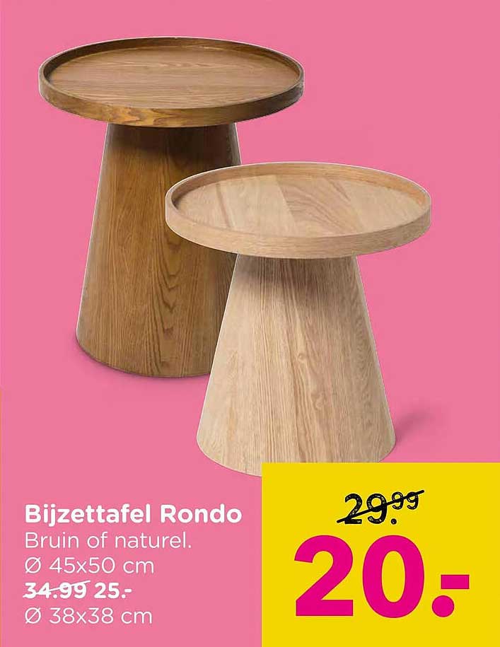 Bijzettafel Rondo