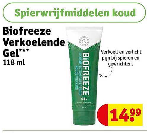 Biofreeze Verkoelende Gel*** 118 ml