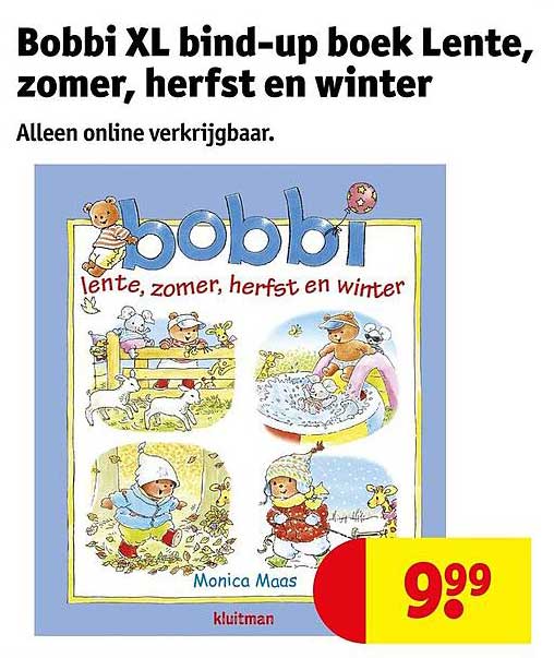 Bobbi XL bind-up boek Lente, zomer, herfst en winter