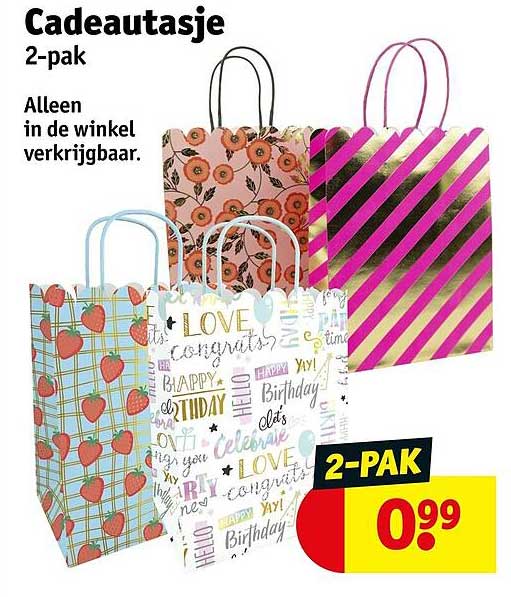 Cadeautasje 2-pak