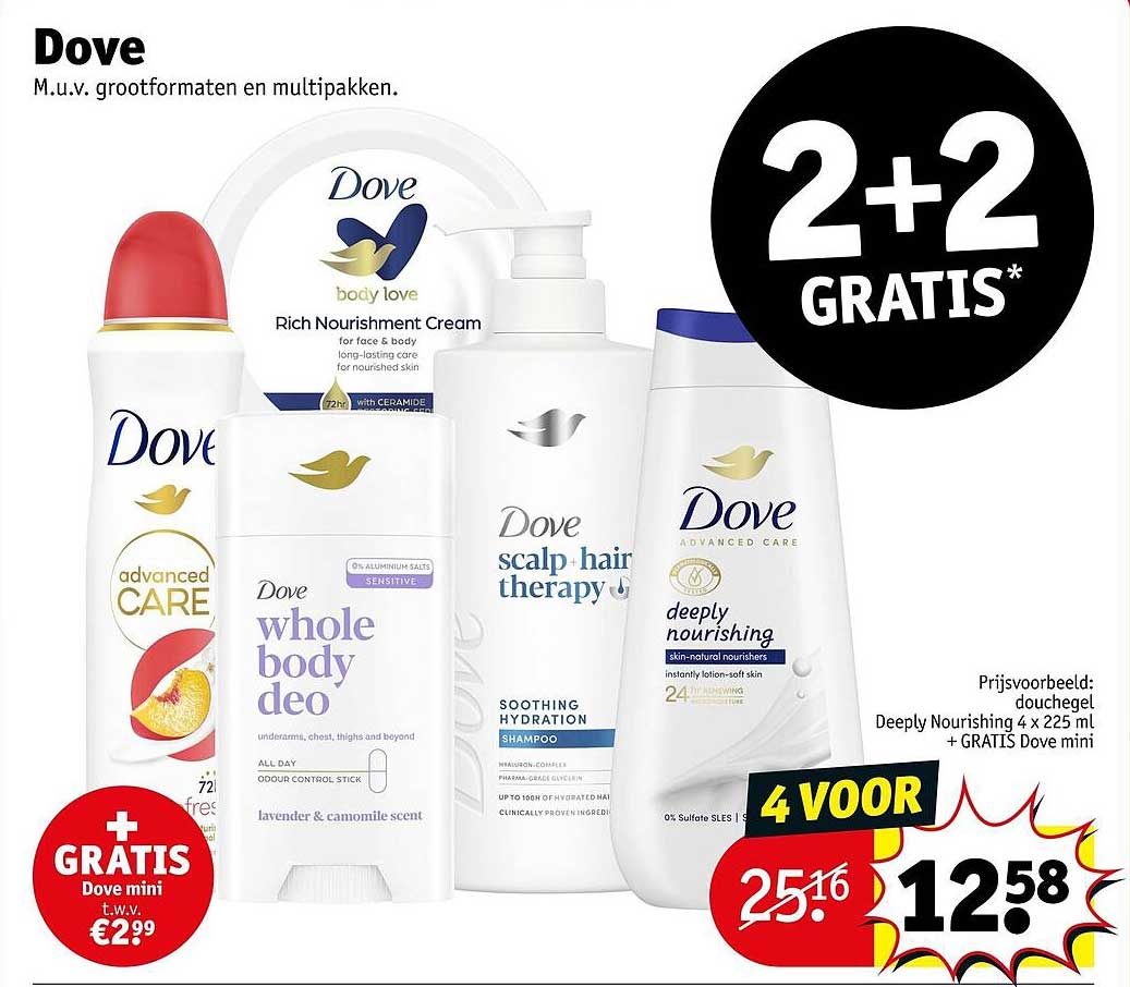 Dove 2+2 GRATIS*