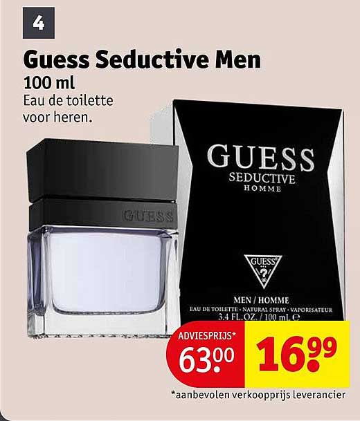 Guess Seductive Men 100 ml Eau de toilette voor heren.