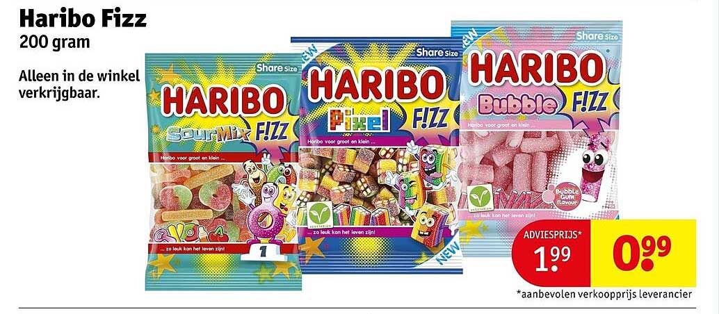 Haribo Fizz 200 gram
