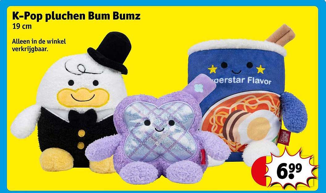 K-Pop pluchem Bum Bumz 19 cm