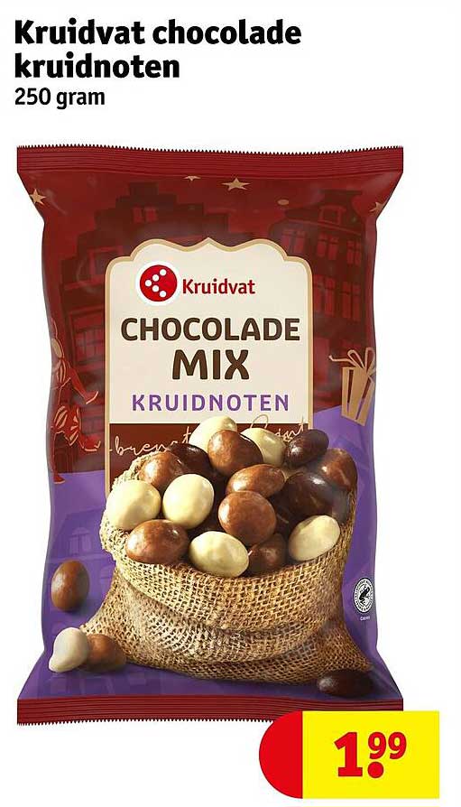 Kruidvat chocolade kruidnoten 250 gram