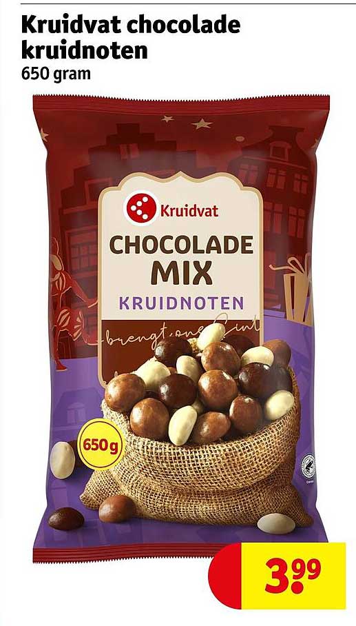 Kruidvat chocolade kruidnoten 650 gram