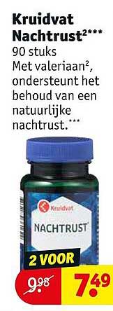 Kruidvat Nachtrust 90 stuks 2 VOOR