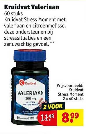 Kruidvat Valeriaan 60 stuks 2 VOOR
