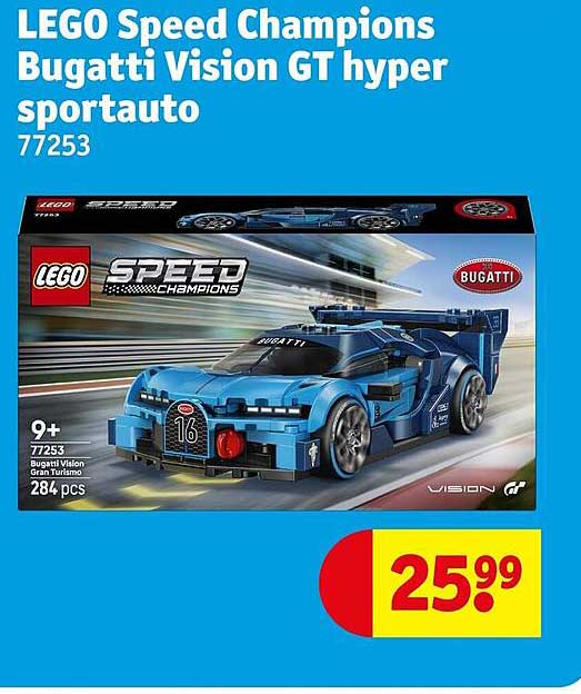 LEGO Speed Champions Bugatti Vision GT hyper sportauto 77253