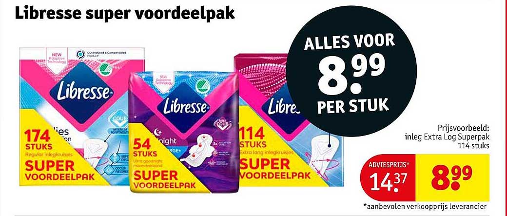 Libresse super voordeelpak