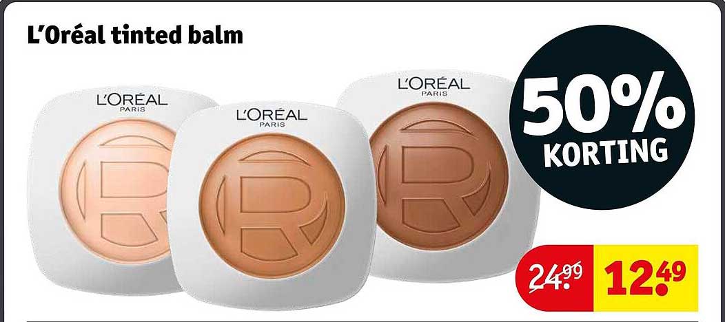 L’Oréal tinted balm 50% korting
