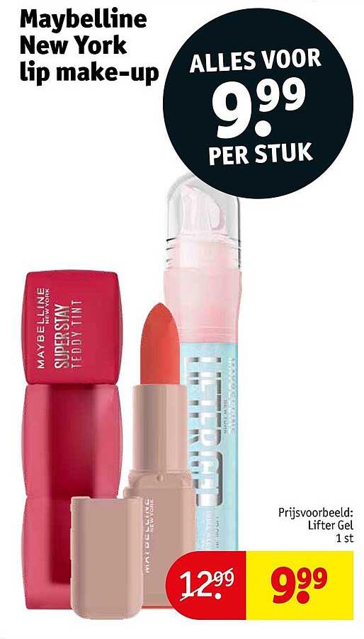 Maybelline New York lip make-up