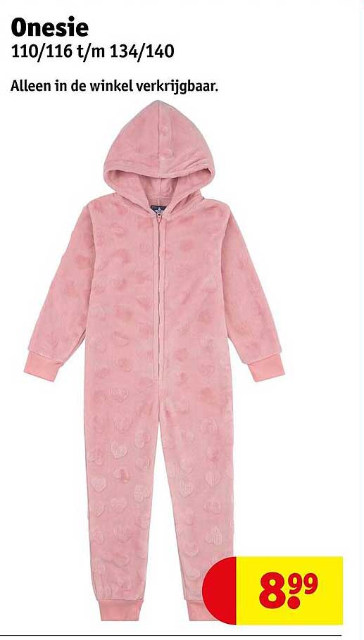 Onesie 110/116 t/m 134/140