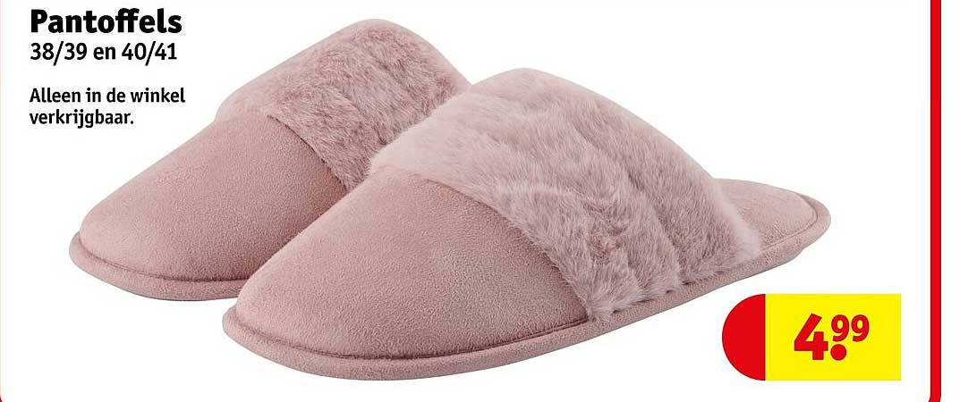 Pantoffels 38/39 en 40/41