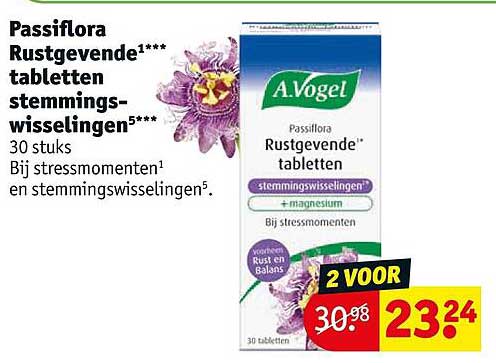 Passiflora Rustgevende tabletten stemmingswisselingen 30 stuks 2 VOOR