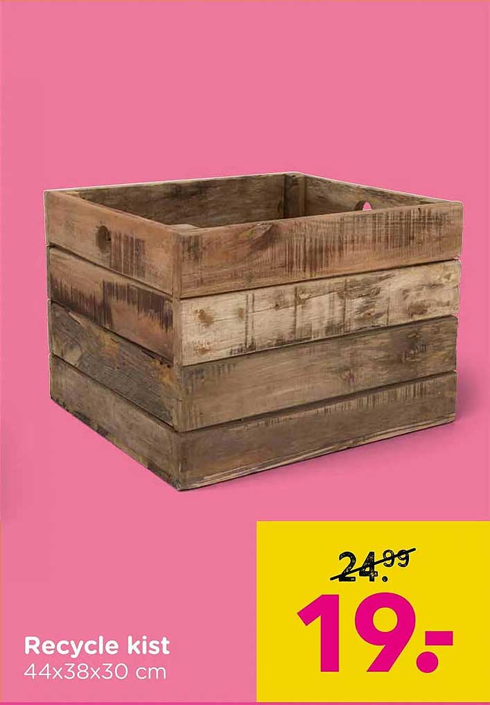 Recycle kist 44x38x30 cm
