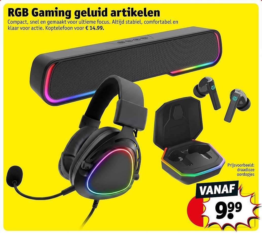 RGB Gaming geluid artikelen