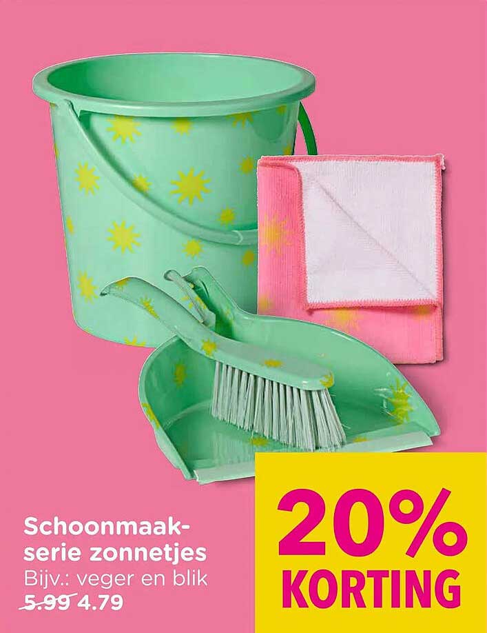 Schoonmaak-serie zonnetjes