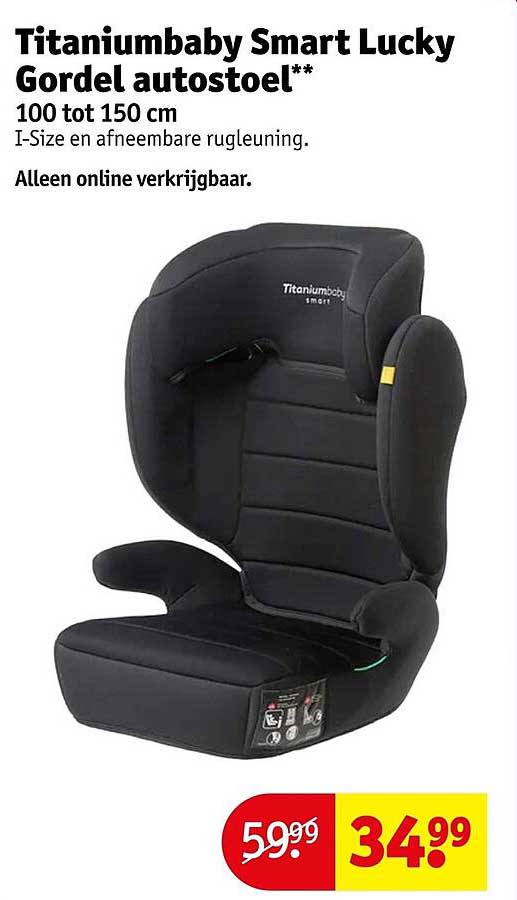Titaniumbaby Smart Lucky Gordel autostoel**