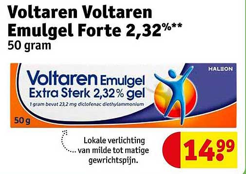 Voltaren Emulgel Forte 2,32%** 50 gram