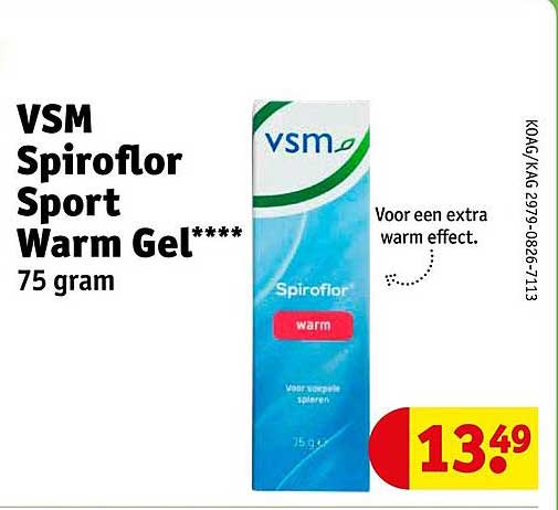 VSM Spiroflor Sport Warm Gel**** 75 gram