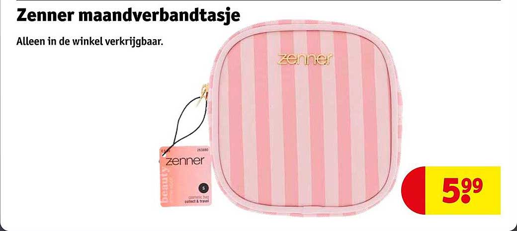 Zenner maandverbandtasje