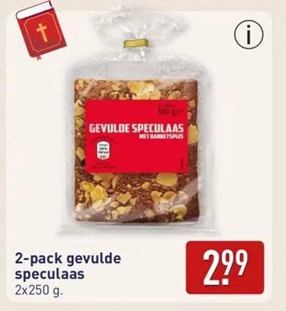 2-pack gevulde speculaas