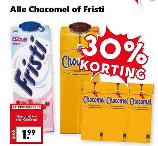 Alle Chocomel of Fristi