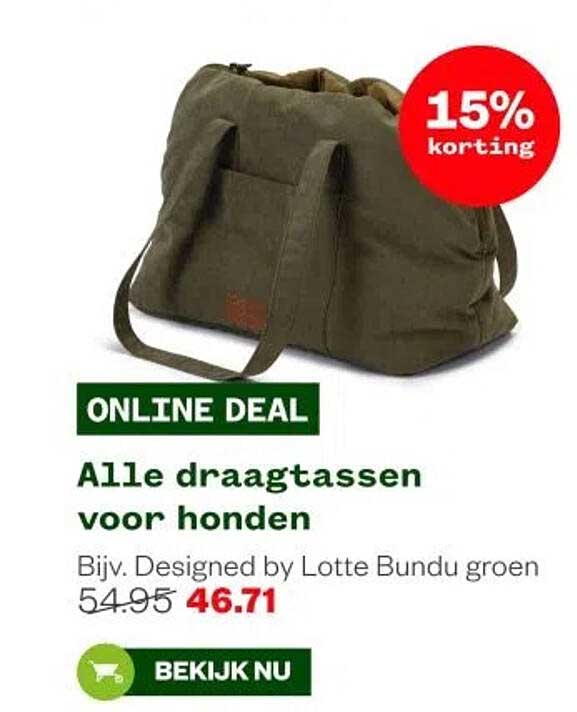 Alle draagtassen voor honden