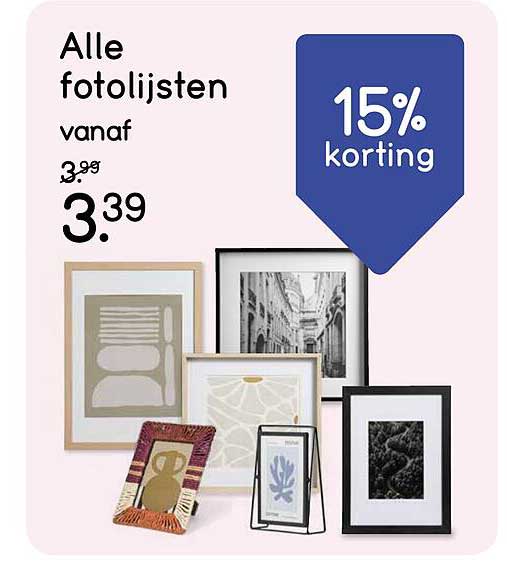 Alle fotolijsten vanaf 3,39