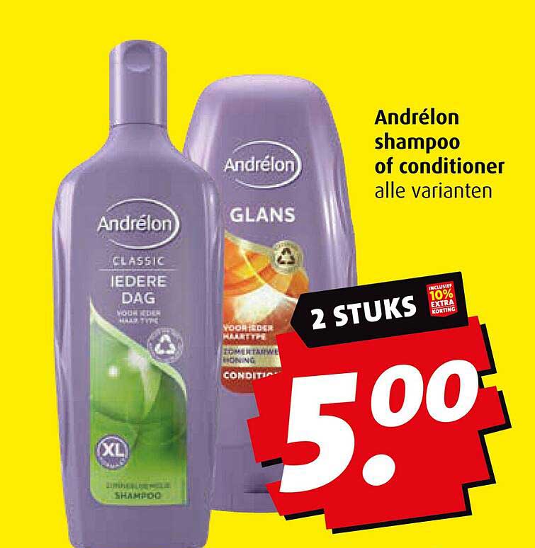 Andrélon shampoo of conditioner alle varianten