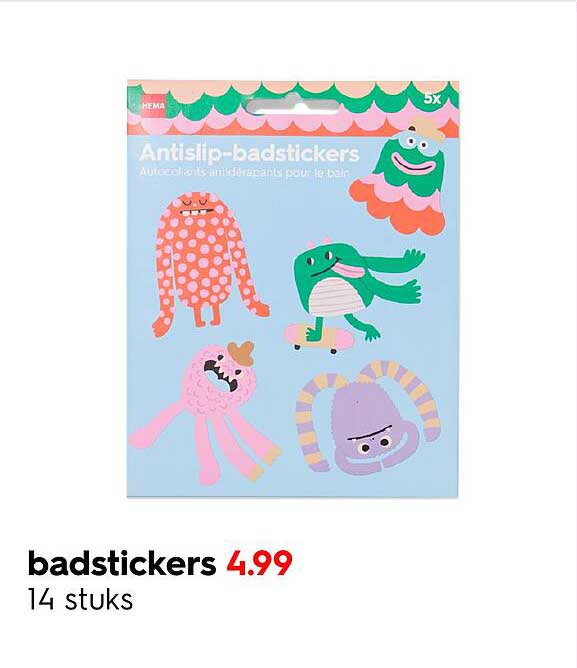 Antislip-badstickers