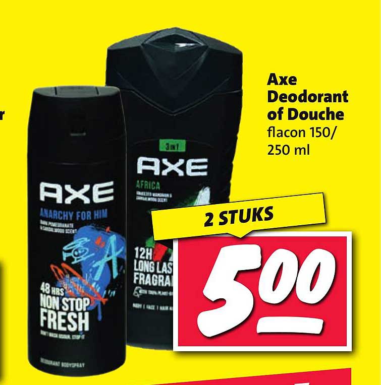Axe Deodorant of Douche flacon 150/250 ml