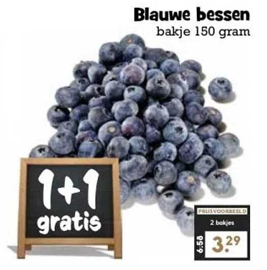 Blauwe bessen bakje 150 gram