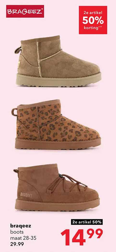 braqeez boots maat 28-35