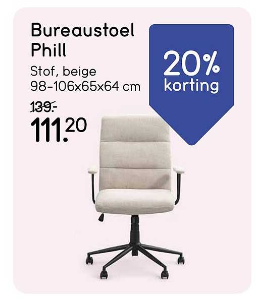 Bureaustoel Phill