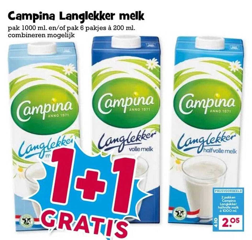 Campina Langlekker melk