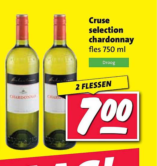 Cruse selection chardonnay fles 750 ml