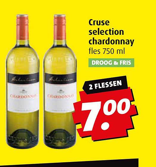 Cruse selection chardonnay fles 750 ml