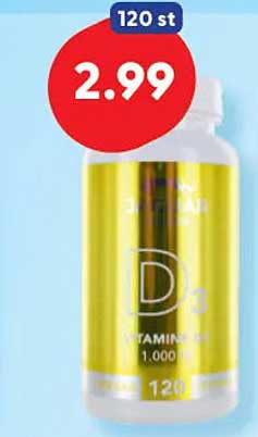 D3 VITAMINE 1.000 IU - 120 STUKS