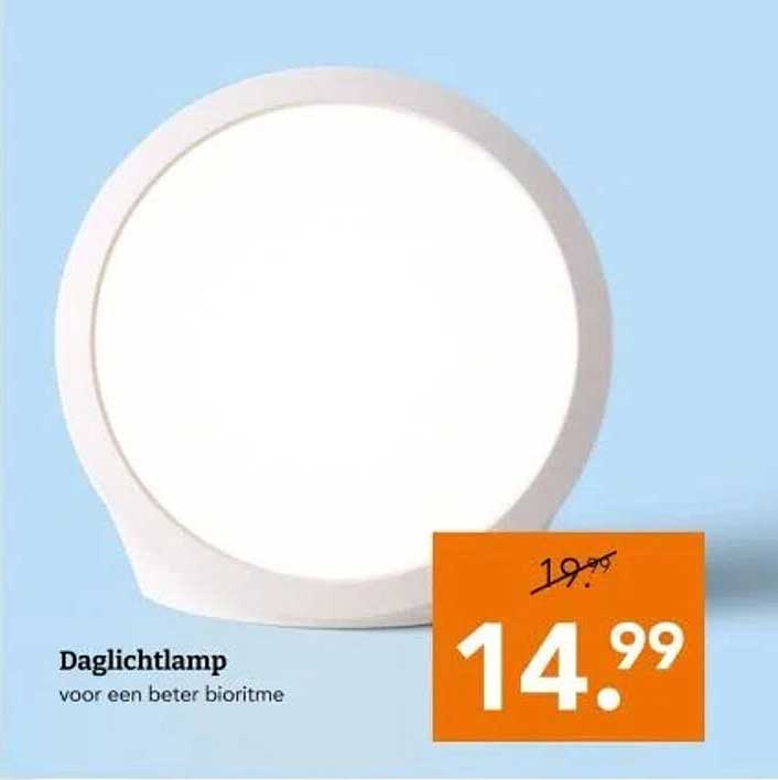 Daglichtlamp voor een beter bioritme