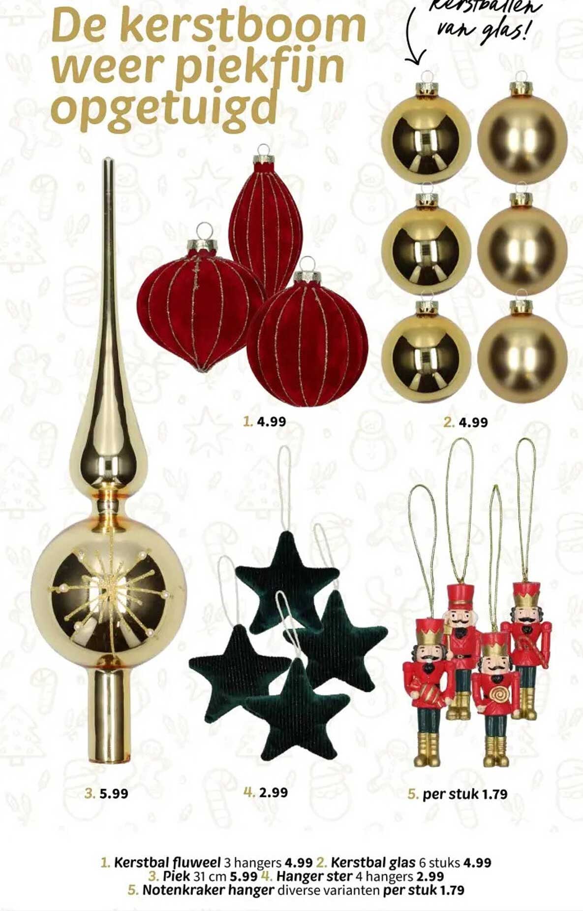 De kerstboom weer piekfijn opgetuigd