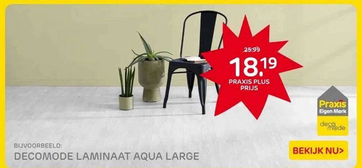 DECOMODE LAMINAAT AQUA LARGE