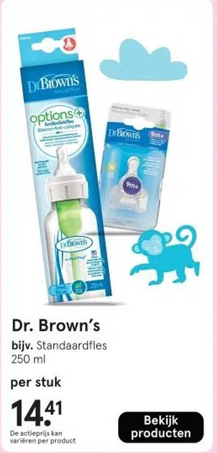 Dr. Brown’s bijv. Standaardfles 250 ml