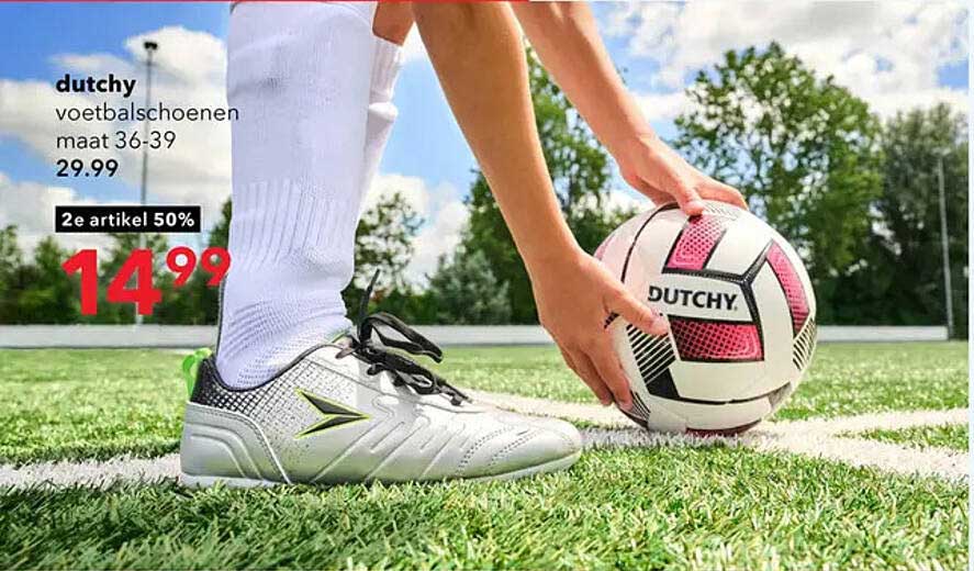 dutchy voetbalsschoenen maat 36-39