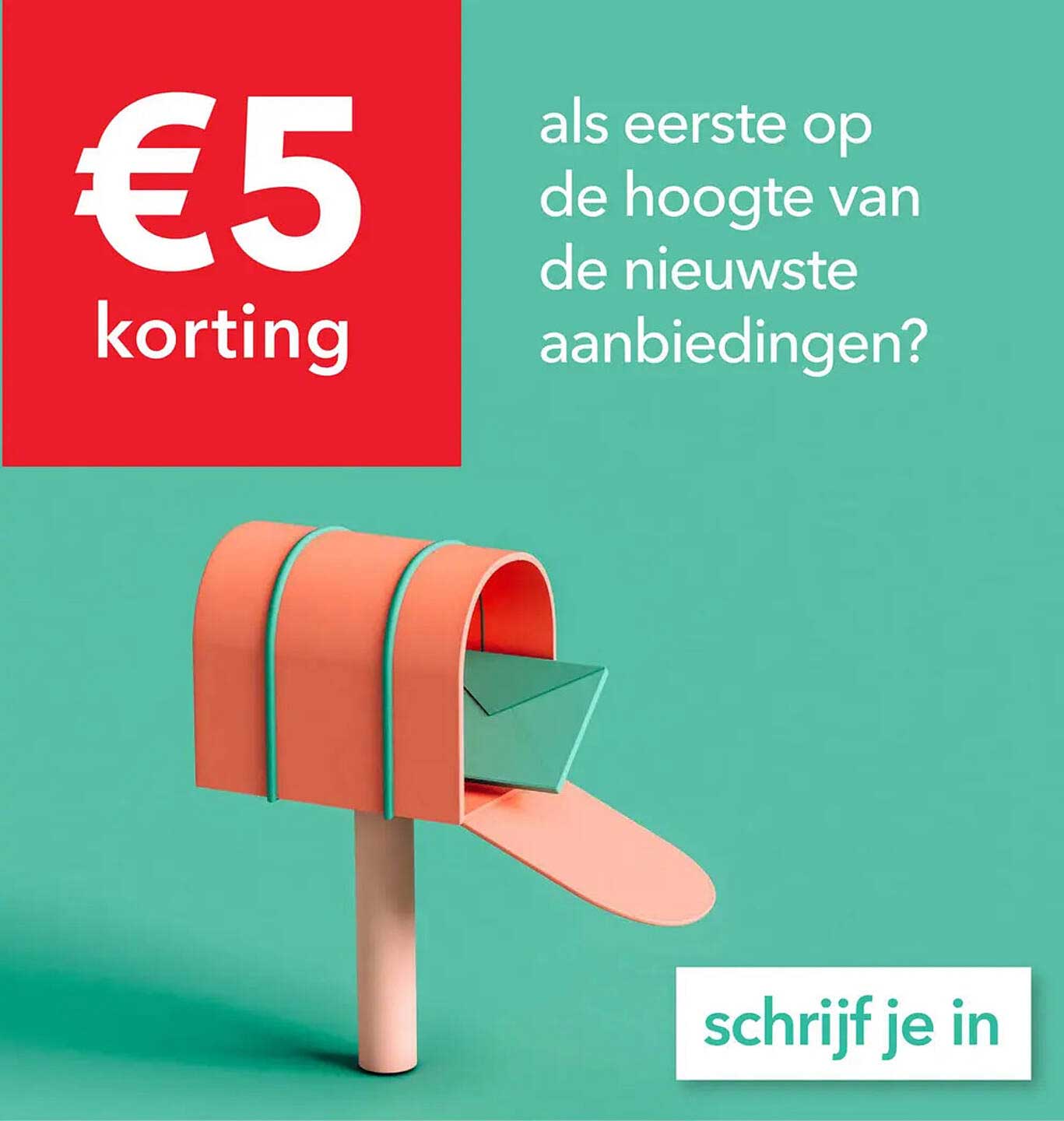 €5 korting