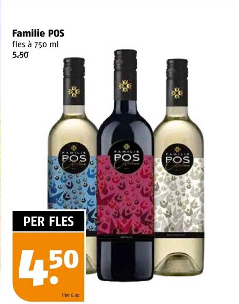 Familie POS fles à 750 ml